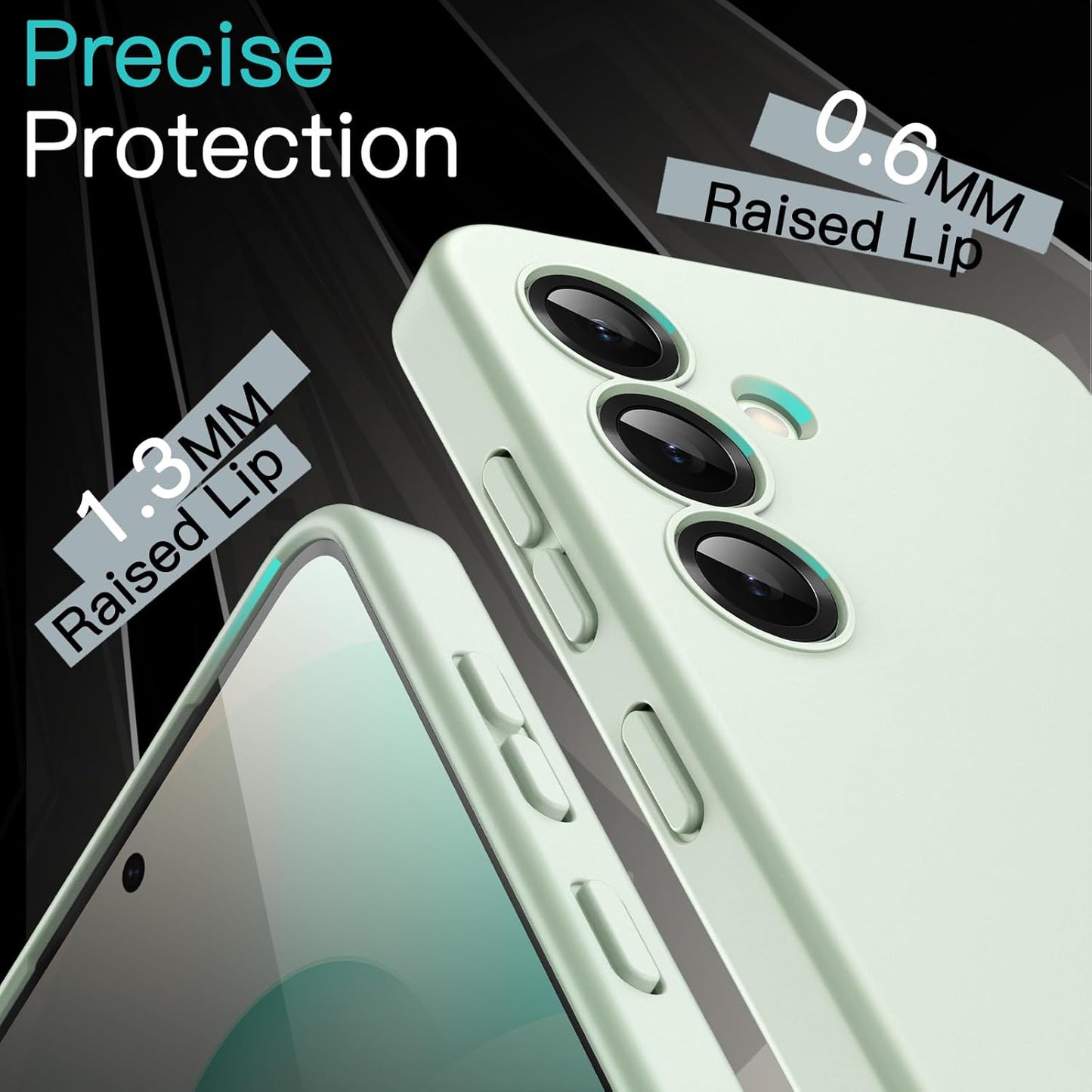 JETech Slim Fit Mint Green Phone Case for Samsung Galaxy S24 Ultra Size NEW