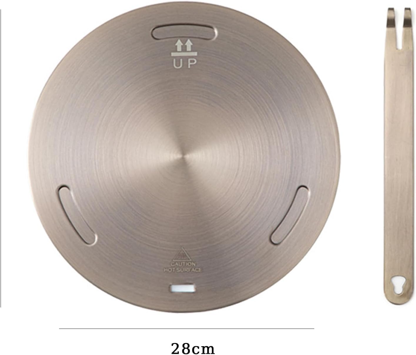 Elegant 11-Inch Rose Gold Heat Diffuser Plates for Gas & Electric Stoves NEW