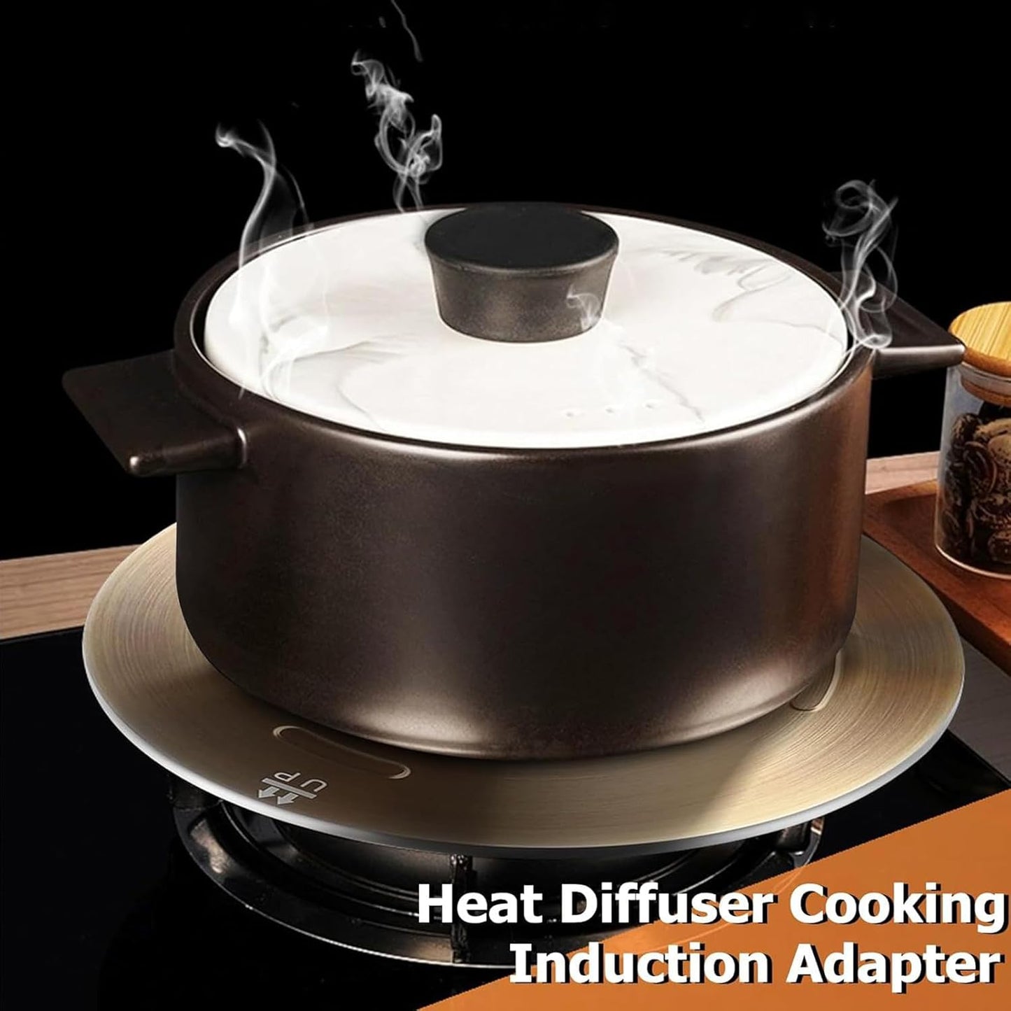 Elegant 11-Inch Rose Gold Heat Diffuser Plates for Gas & Electric Stoves NEW