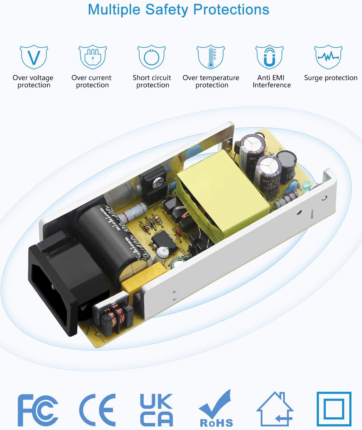 ALITOVE 72W AC Adapters AC to DC Adapter Power Supply Converter 220V 24V DEMO
