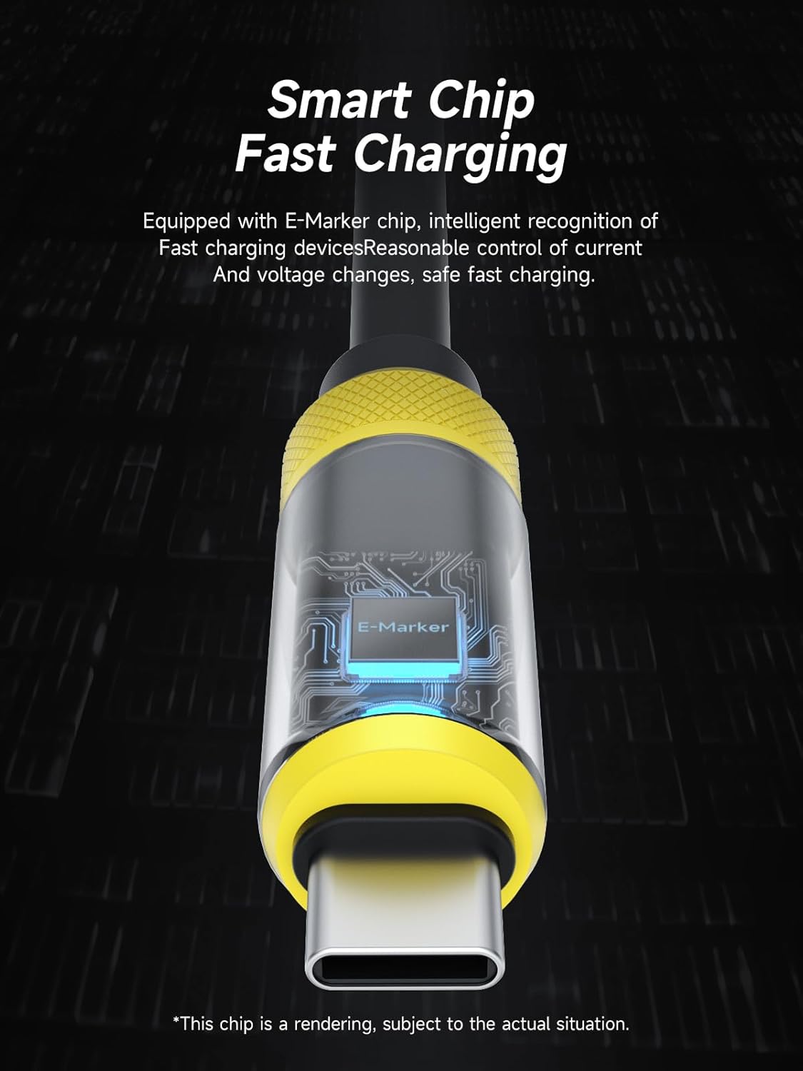 Hagibis USB USB Cables C Cable LED Display Silicone 240W Fast Charging NEW