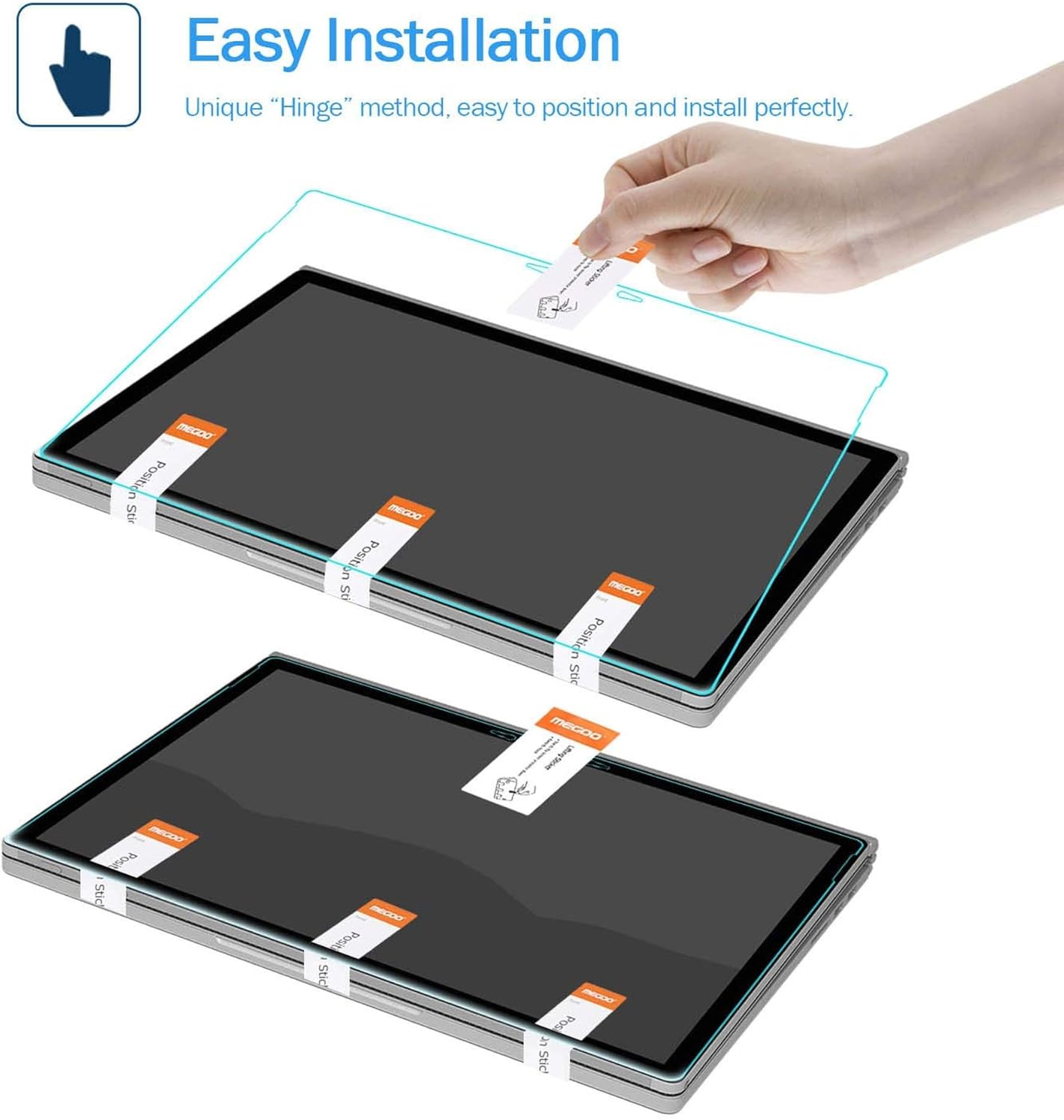 MEGOO Glass Screen Protector for Surface Pro 7 Plus/Pro Tempered HDX-Clear NEW