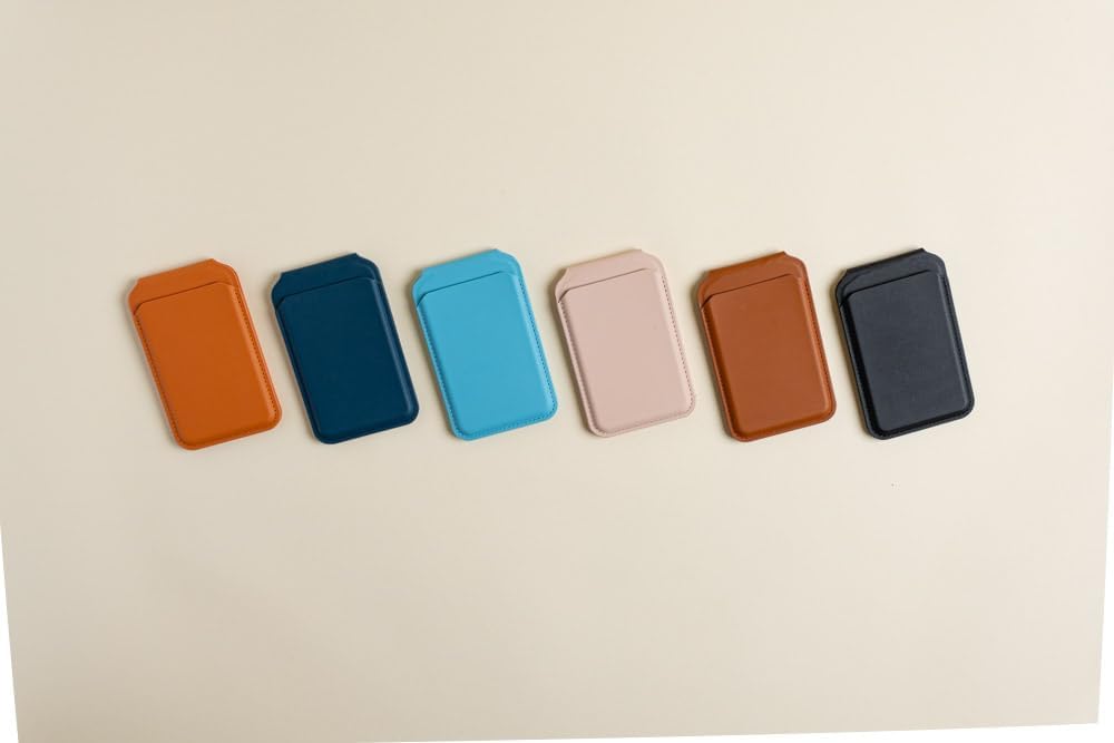Satechi Magnetic MagSafe Wallet Adhesive Card Holder 4 Slots Light Blue DEMO