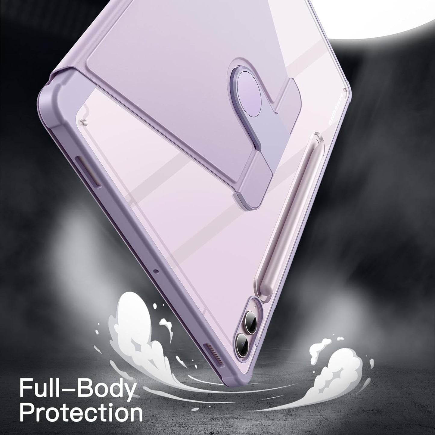 JETech Rotating Tablet Case for Samsung Galaxy Tab S10+ S9 FE+ S9+ DEMO