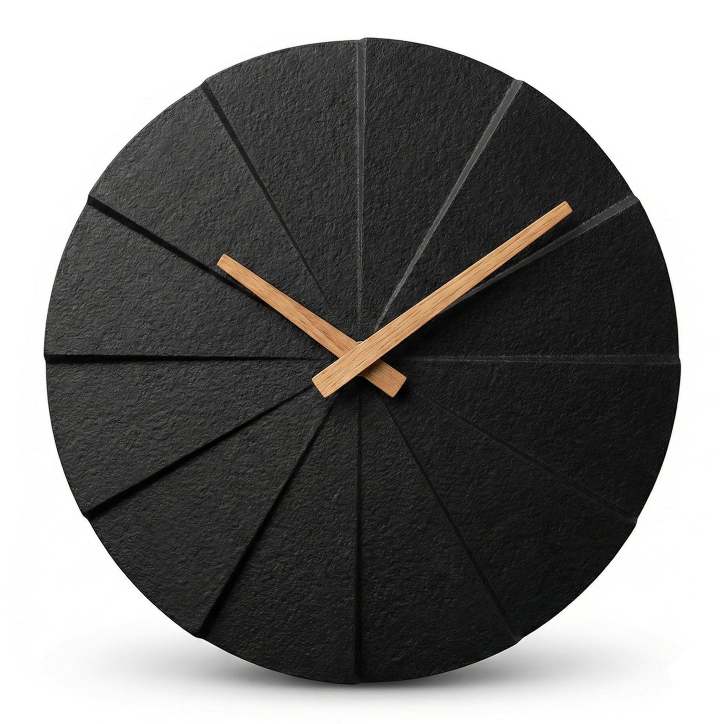 Driini Frameless Concrete Wall Clock Modern Minimalist Home Decor 10.5 DEMO