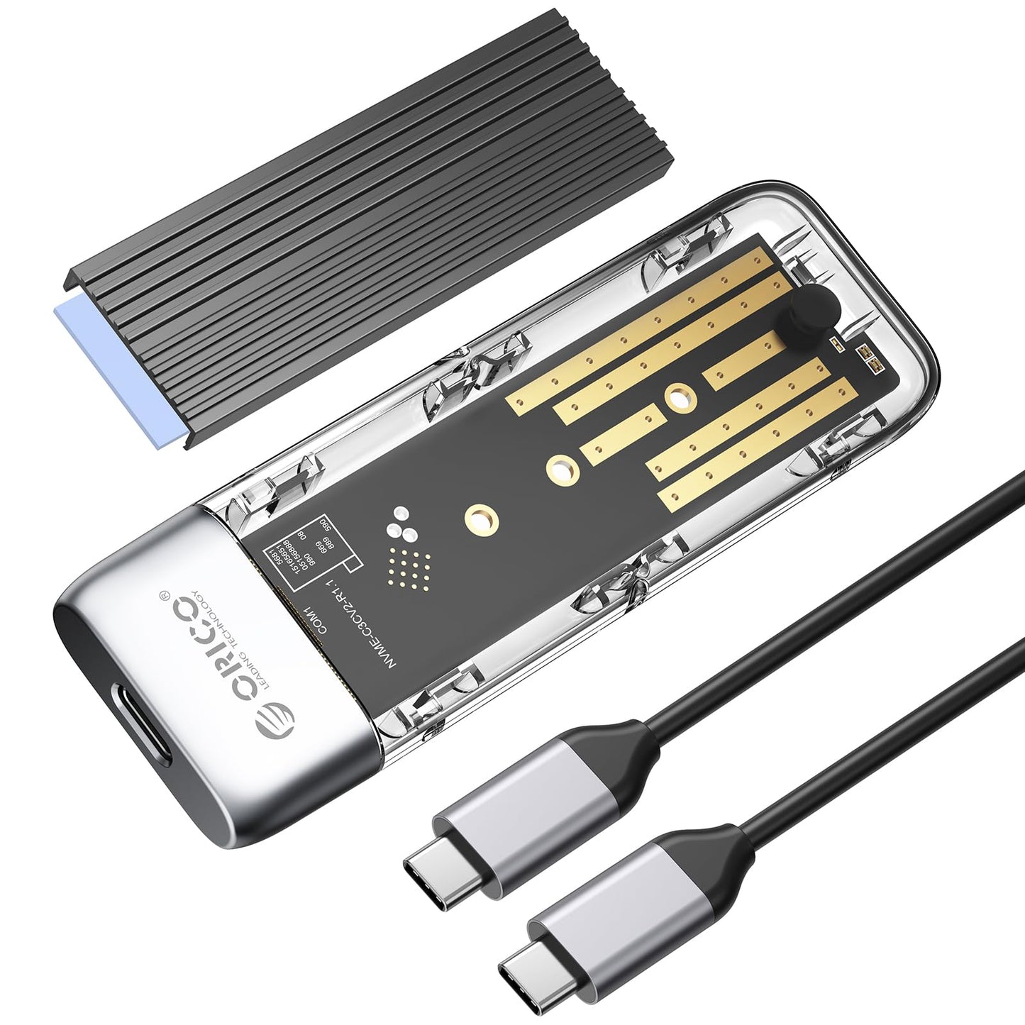 ORICO M.2 Enclosures NVMe SATA SSD Enclosure with USB 3.2 Type-C 10Gbps, DEMO