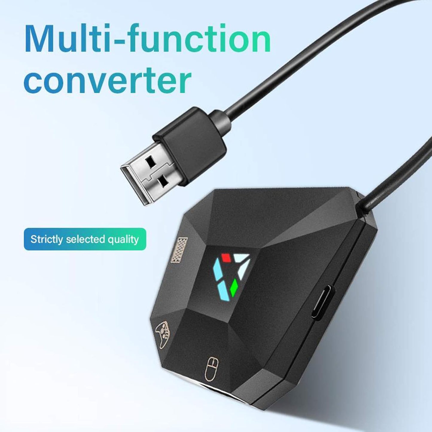 DOBE Black Keyboard Controllers & Mouse Converter Adapter for Nintendo DEMO