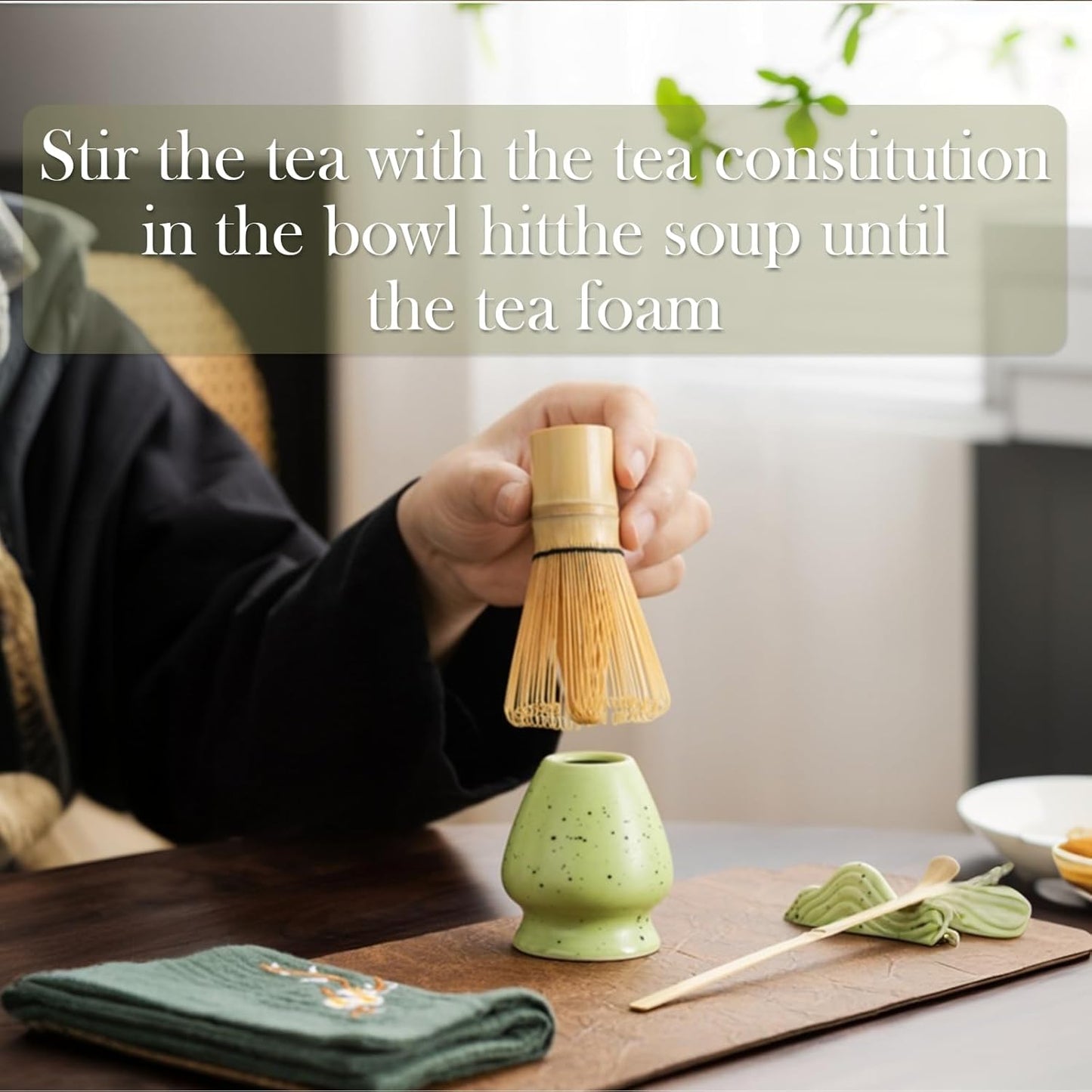 Premium 7-Piece Tea Sets Japanese Matcha Tea Set Household Kit - Green NEW