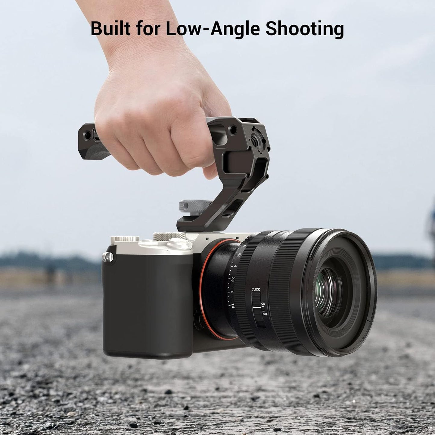 SMALLRIG Handheld Stabiliser with Cold Shoe Grip for Camera Cage Universal NEW