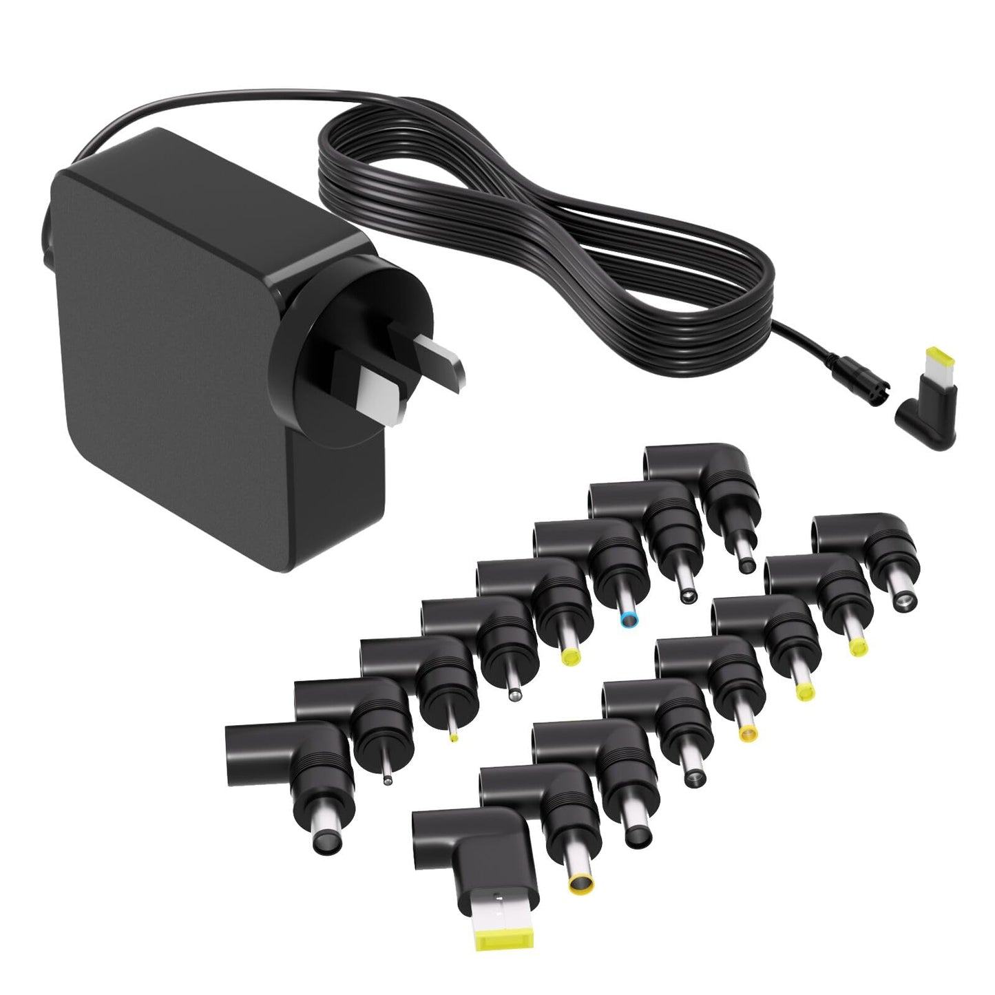 65W 45W Universal Laptop Charger for HP, ASUS, Lenovo, Dell, Acer - Black DEMO