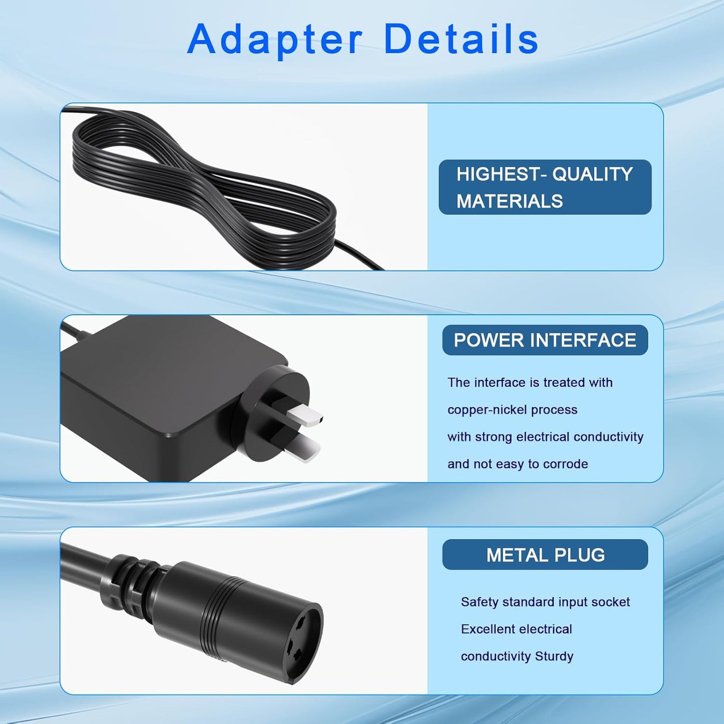 65W 45W Universal Laptop Charger for HP, ASUS, Lenovo, Dell, Acer - Black DEMO