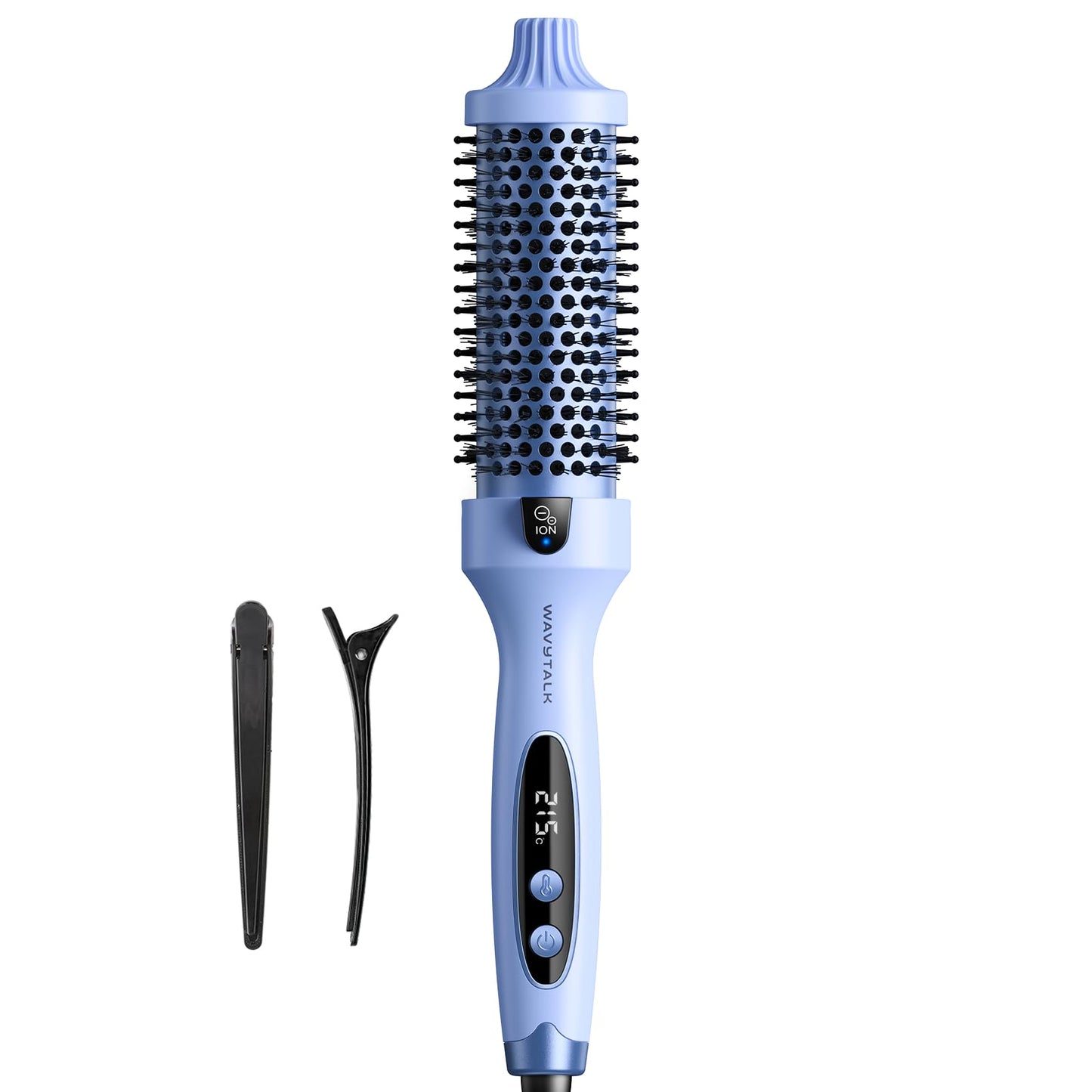 wavytalk Ionic Round Heated Hot Brush for Blowout Boost and Thermal Styling NEW