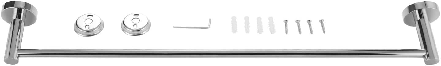 Stainless Steel Bathroom Towel Rack Wall Mount Chrome Holder 600mm - DEMO