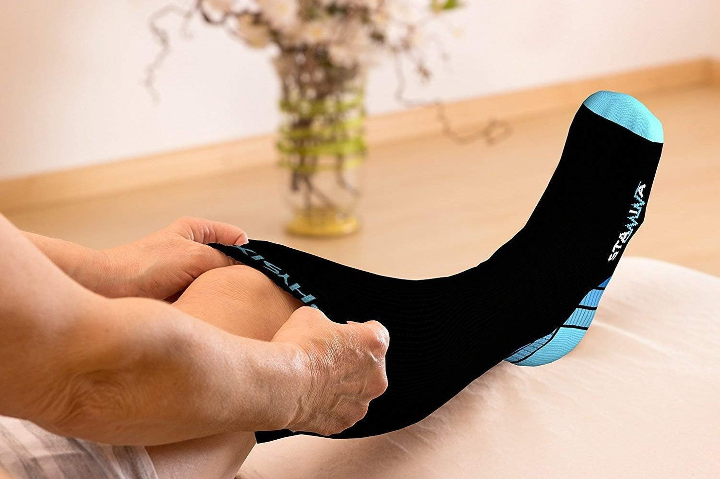 Physix Gear Sport Compression Socks 20-30 mmHg for Men & Women, XXL NEW