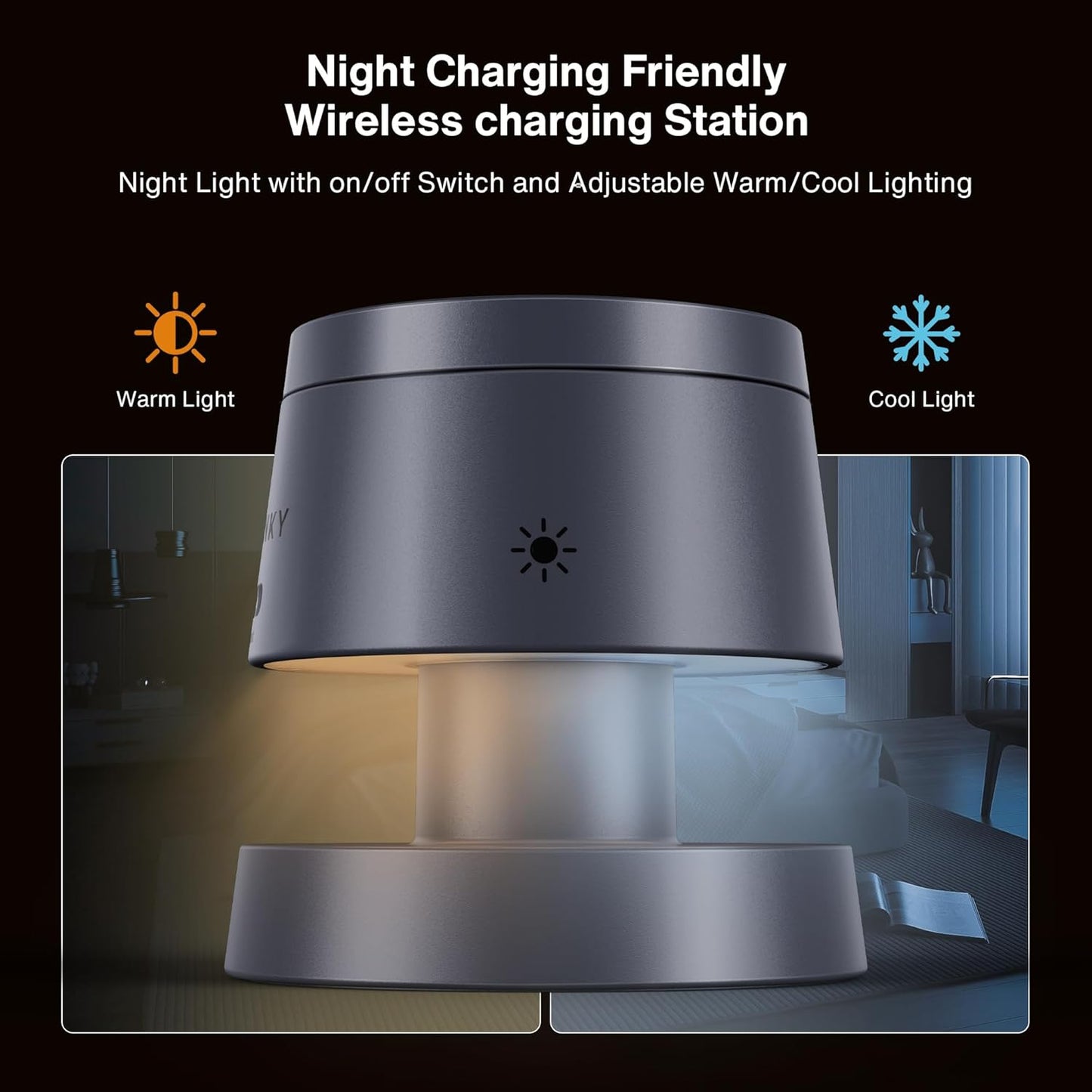 IVANKY 4-in-1 Qi2 Certified Wireless Charging Station for iPhone, Android, DEMO