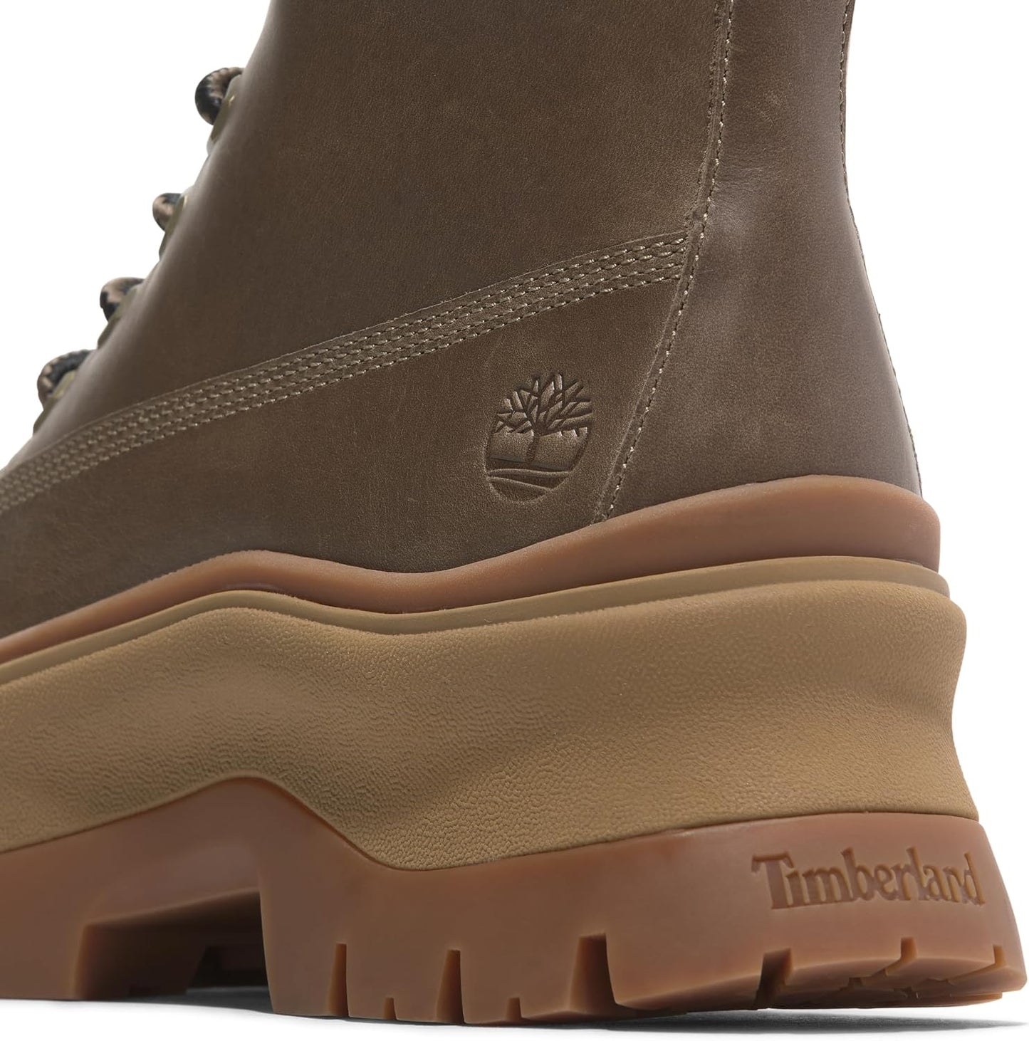Timberland Roxie Lane Mid Lace-Up Fashion Boots Medium Brown Full Grain US 6 NEW