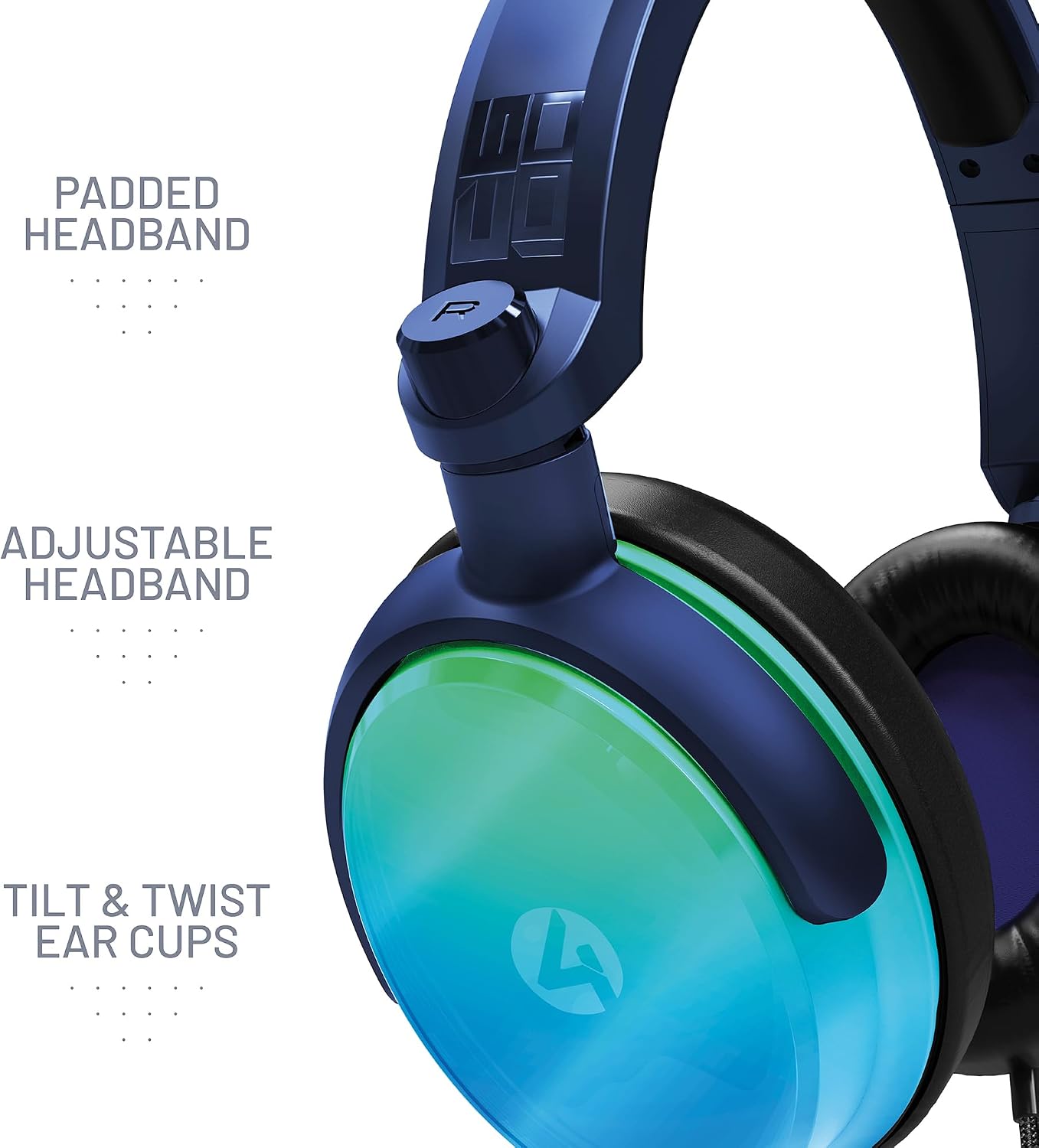 4Gamers Wireless Headsets Noise Cancelling Gaming Headset in Green & Blue NEW