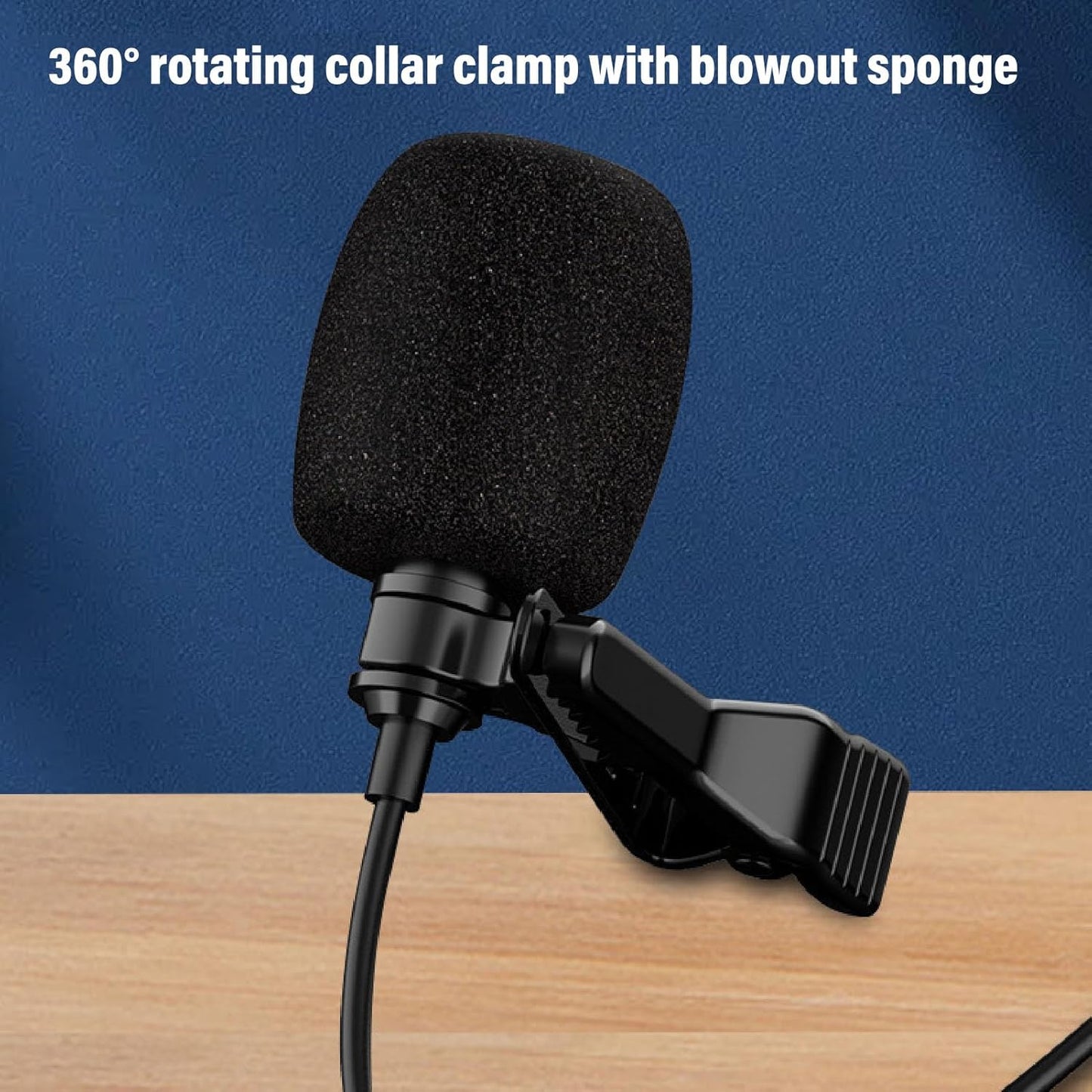 USB PC PC Microphones Clip-On Lapel Microphone for Podcasting, Recording, DEMO