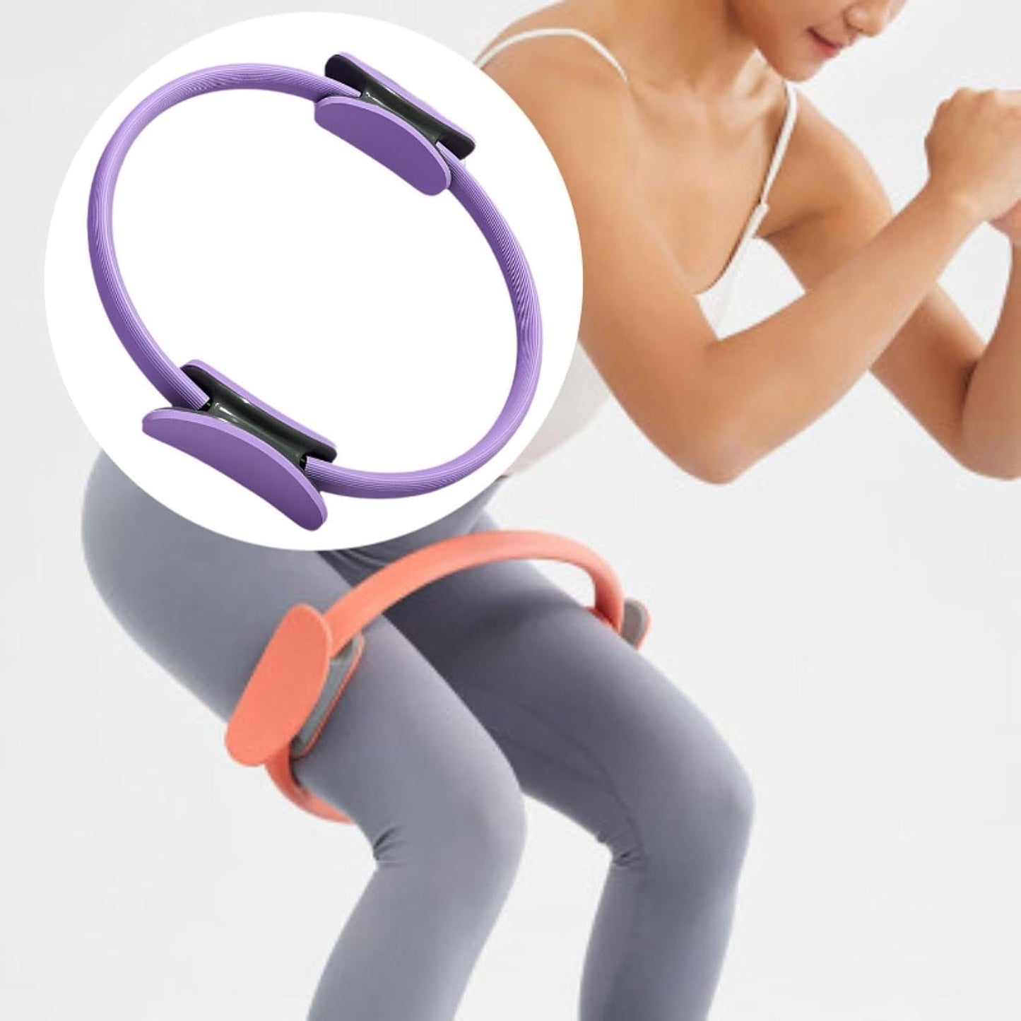 Fitness Circles Unisex Purple Exercise Pilates Accessories Size DEMO