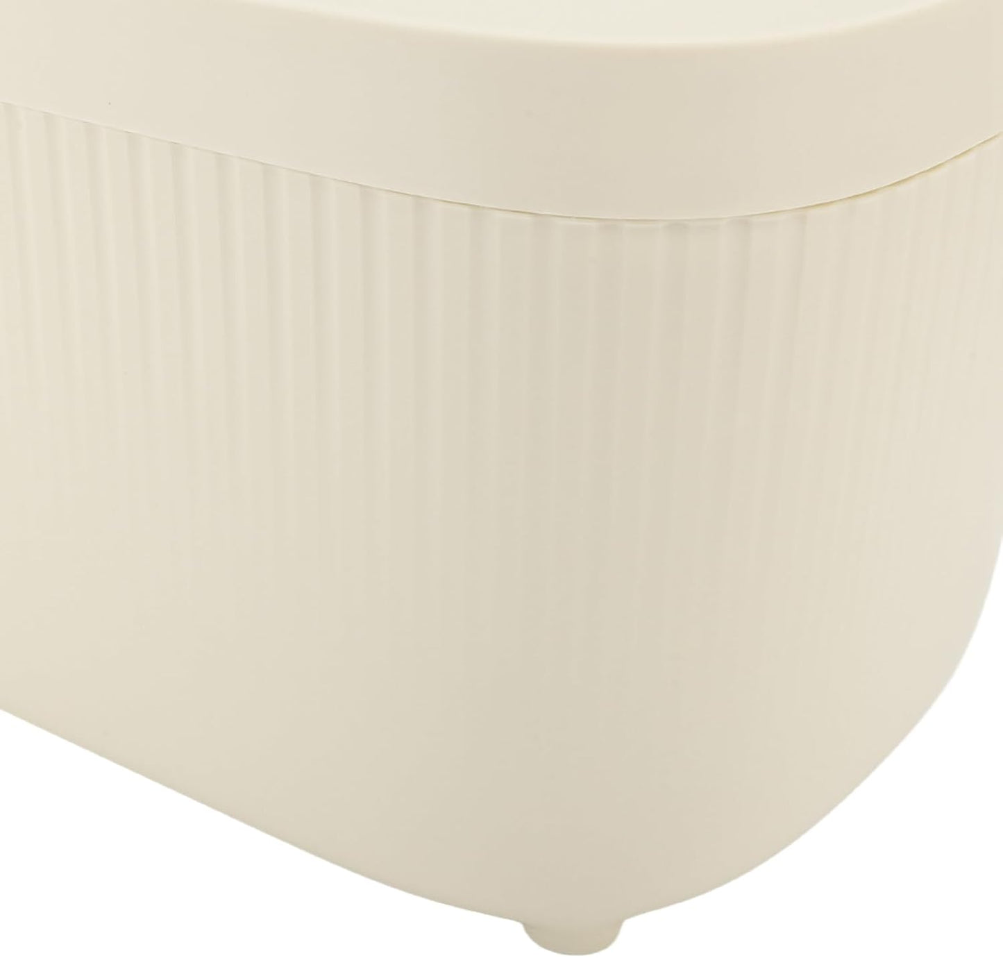 Plastic Cereal Containers Sealed Rice Bucket Bin Clear Scale White Size NEW