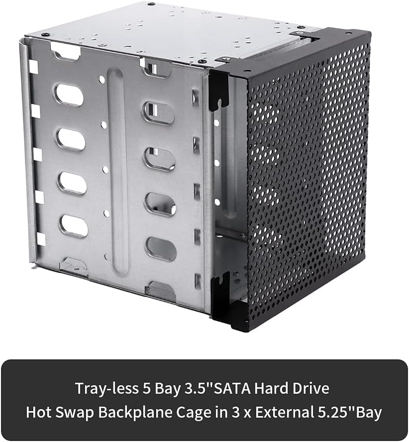 Sturdy Stainless Steel Hard Drive Cage Mounting Bracket for Tech DEMO