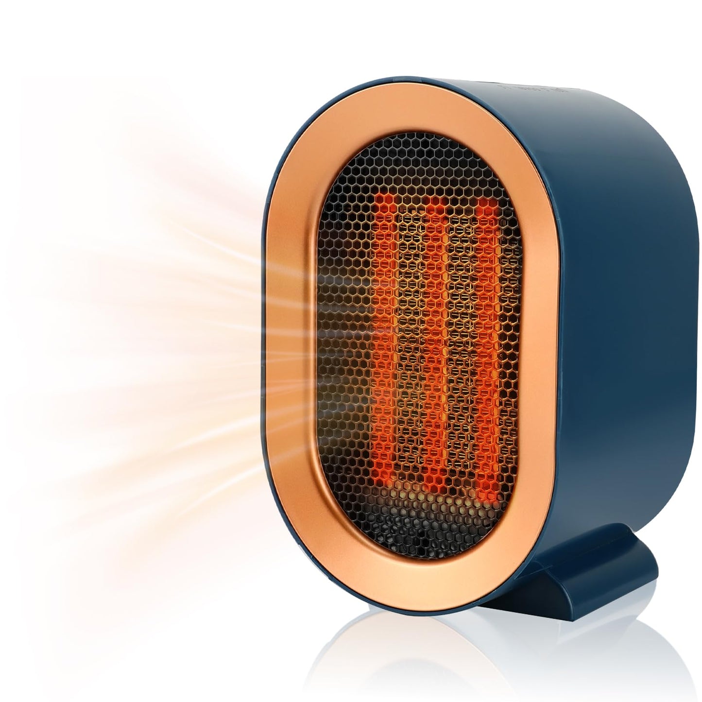 1200W Portable Heating Space Heater with Overheat and Tip-Over Protection NEW