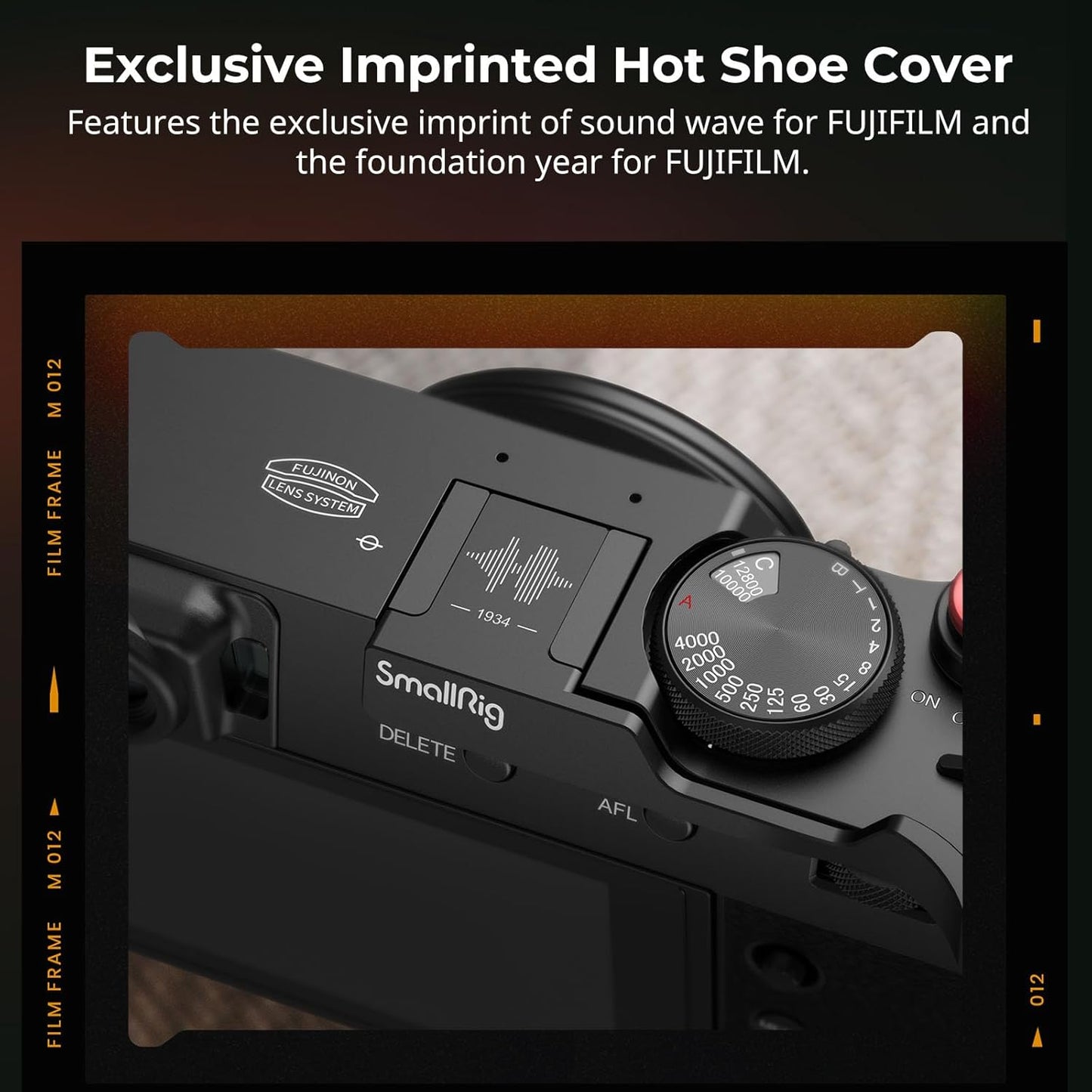 SMALLRIG Thumb Grip with Hot Shoe Cover for FUJIFILM X100V Digital Camera NEW