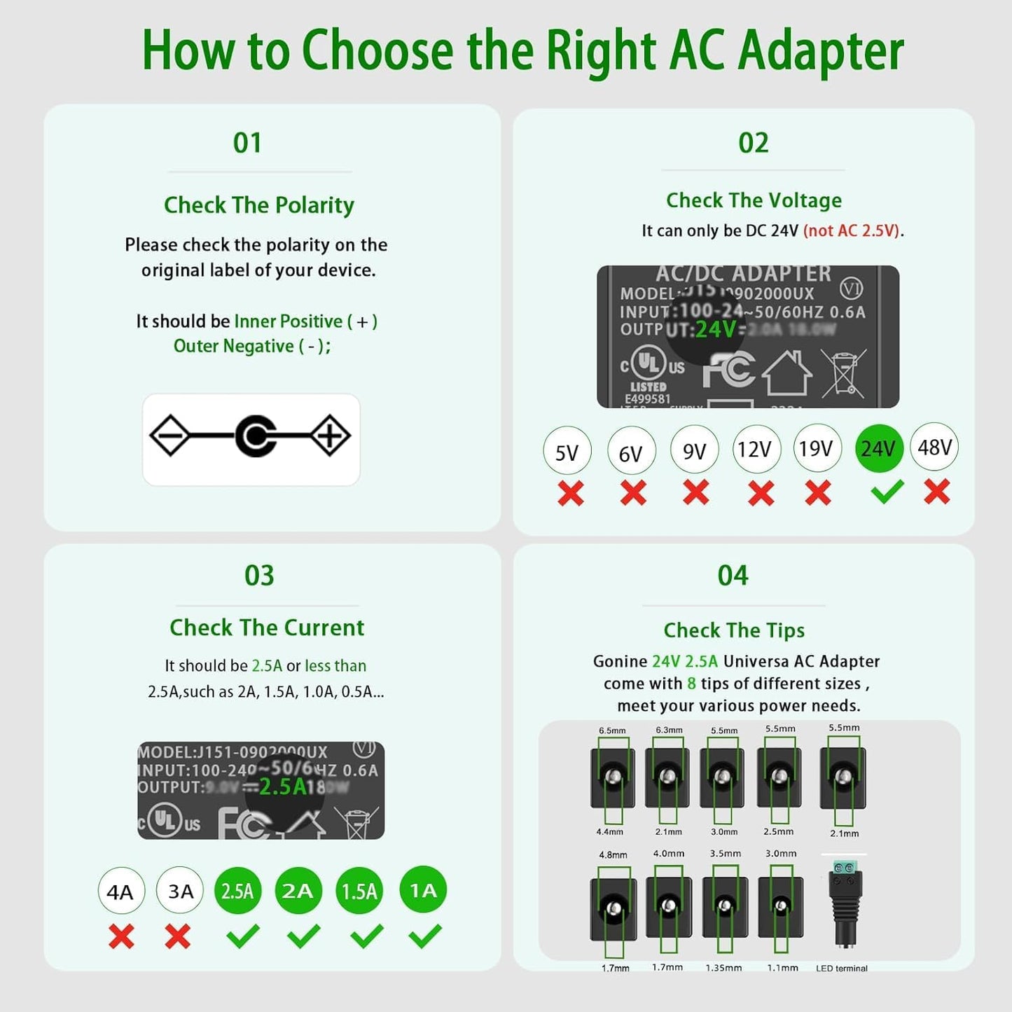 24V AC AC Adapters Power Adapter Transformer for Laptops & Computers in DEMO