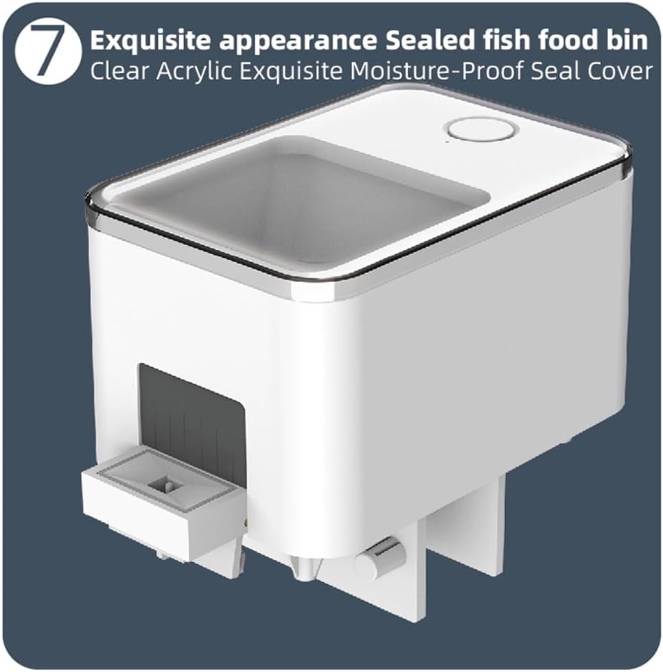 CHUSHEN Aquarium Accessories Automatic WiFi Intelligent Timing Fish Feeder NEW