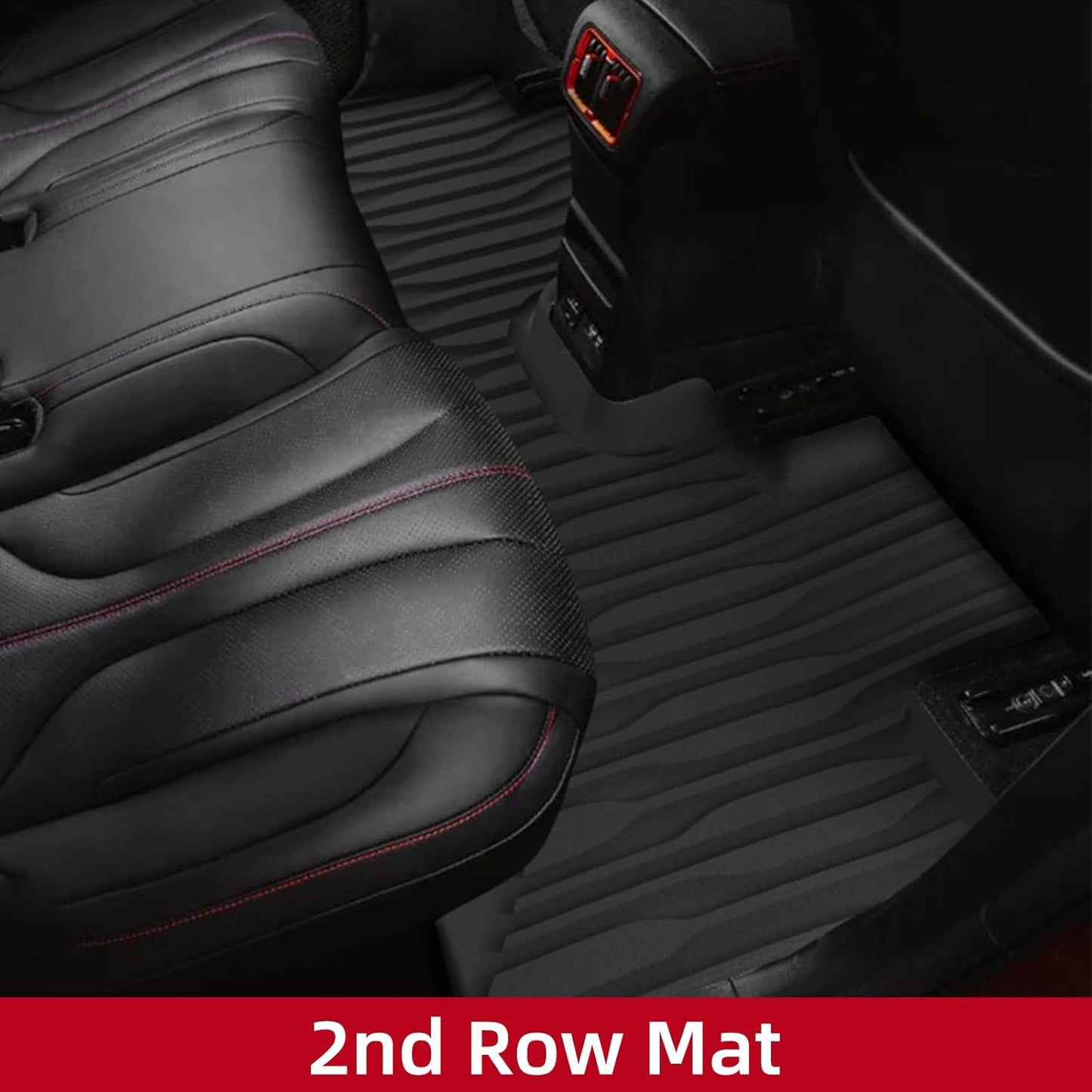 Durable Truck Bed Mat for BYD Shark 6 2024-2026, TPE Foot Mats, Black Size DEMO