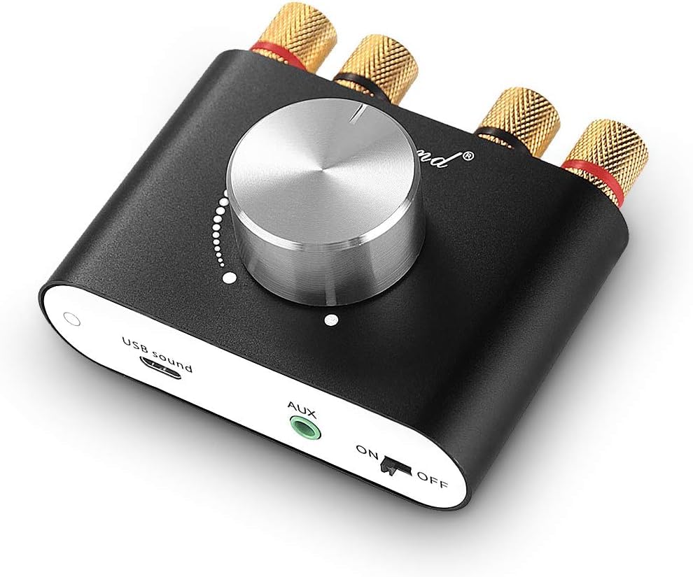 Douk Audio Amplifiers Mini Bluetooth Stereo Hi-Fi Digital Amplifier 2.0 - NEW