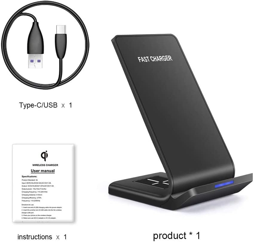 Powerful 2-in-1 Wireless Charging Station for iPhone & Android - 15W Fast DEMO