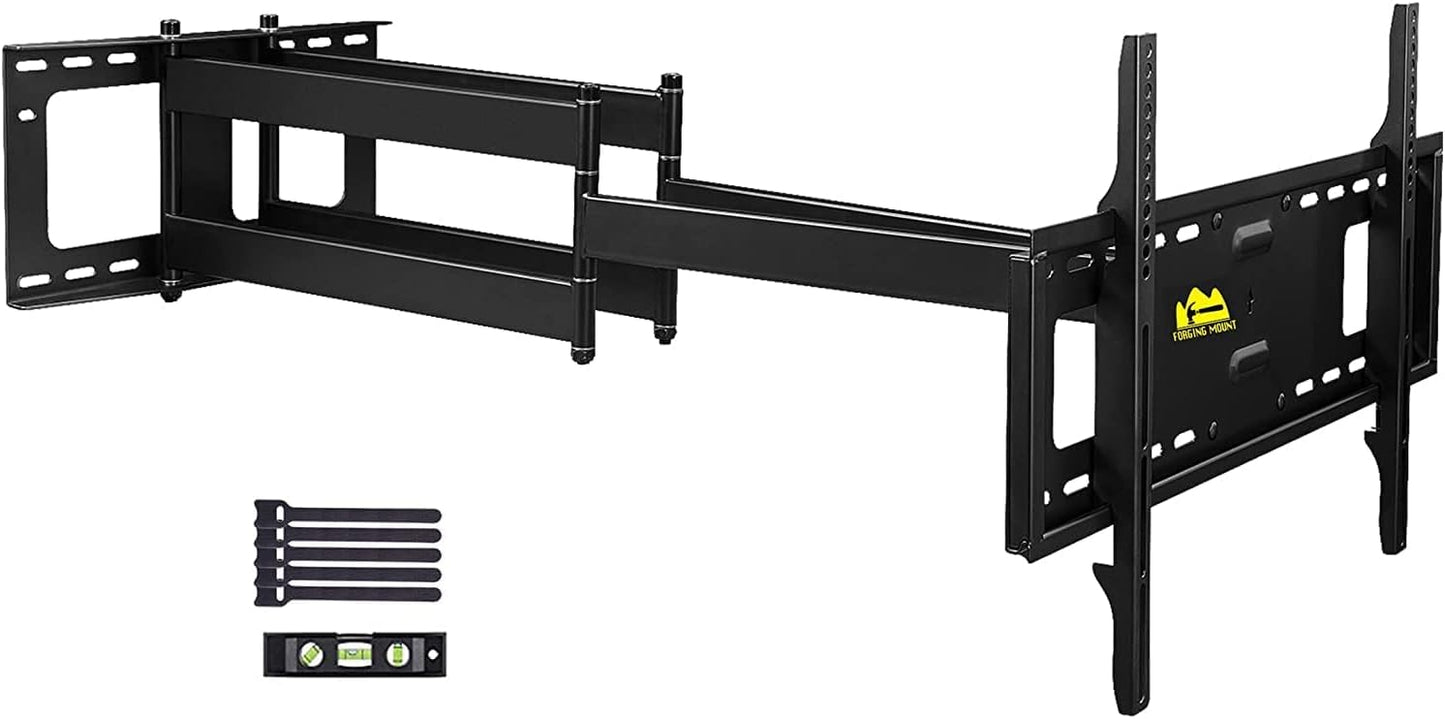 FORGING MOUNT Heavy Duty TV Wall Bracket for 50-90 Inch TVs, Black, Sturdy DEMO