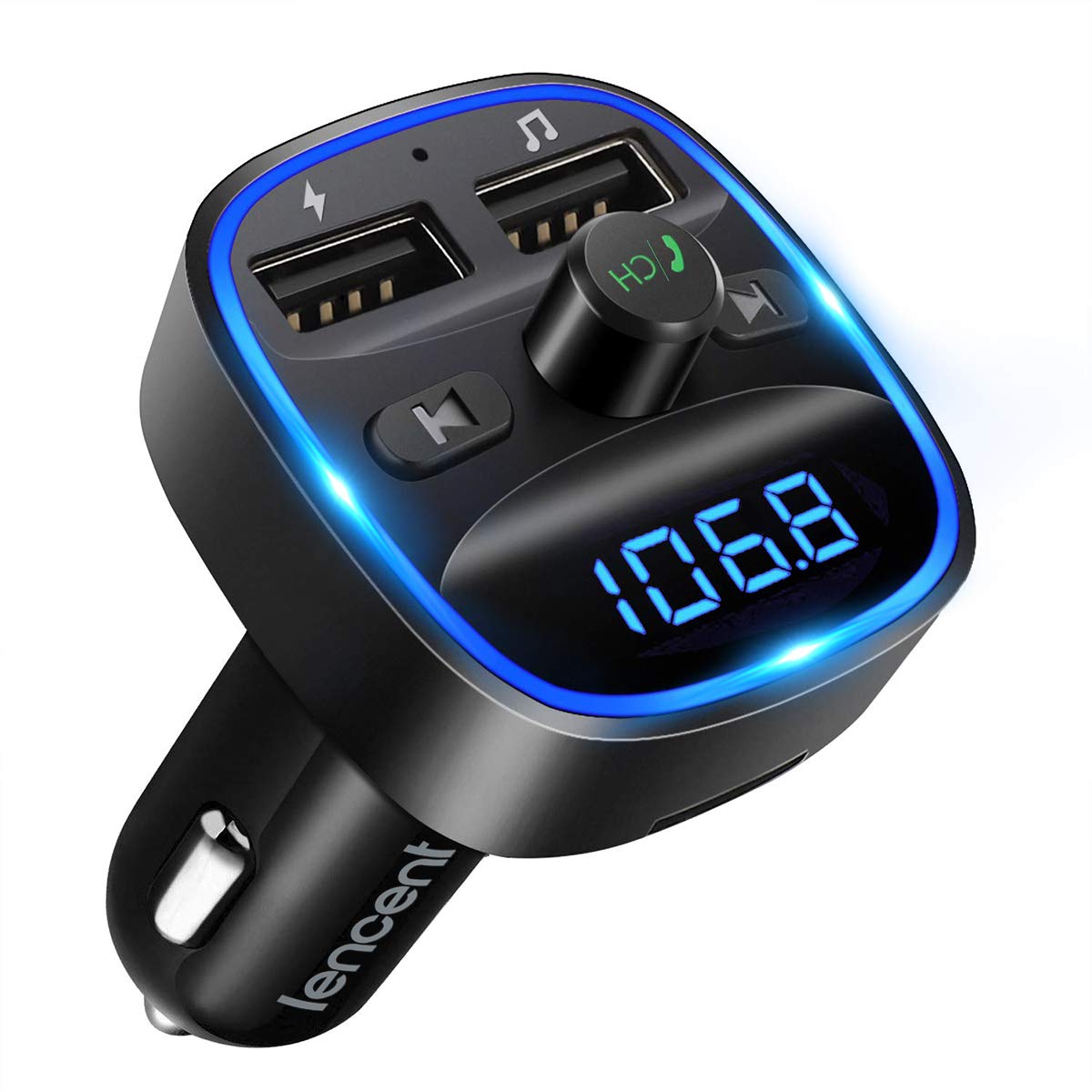 LENCENT Wireless Input Adapters Bluetooth FM Transmitter Radio Adapter for DEMO