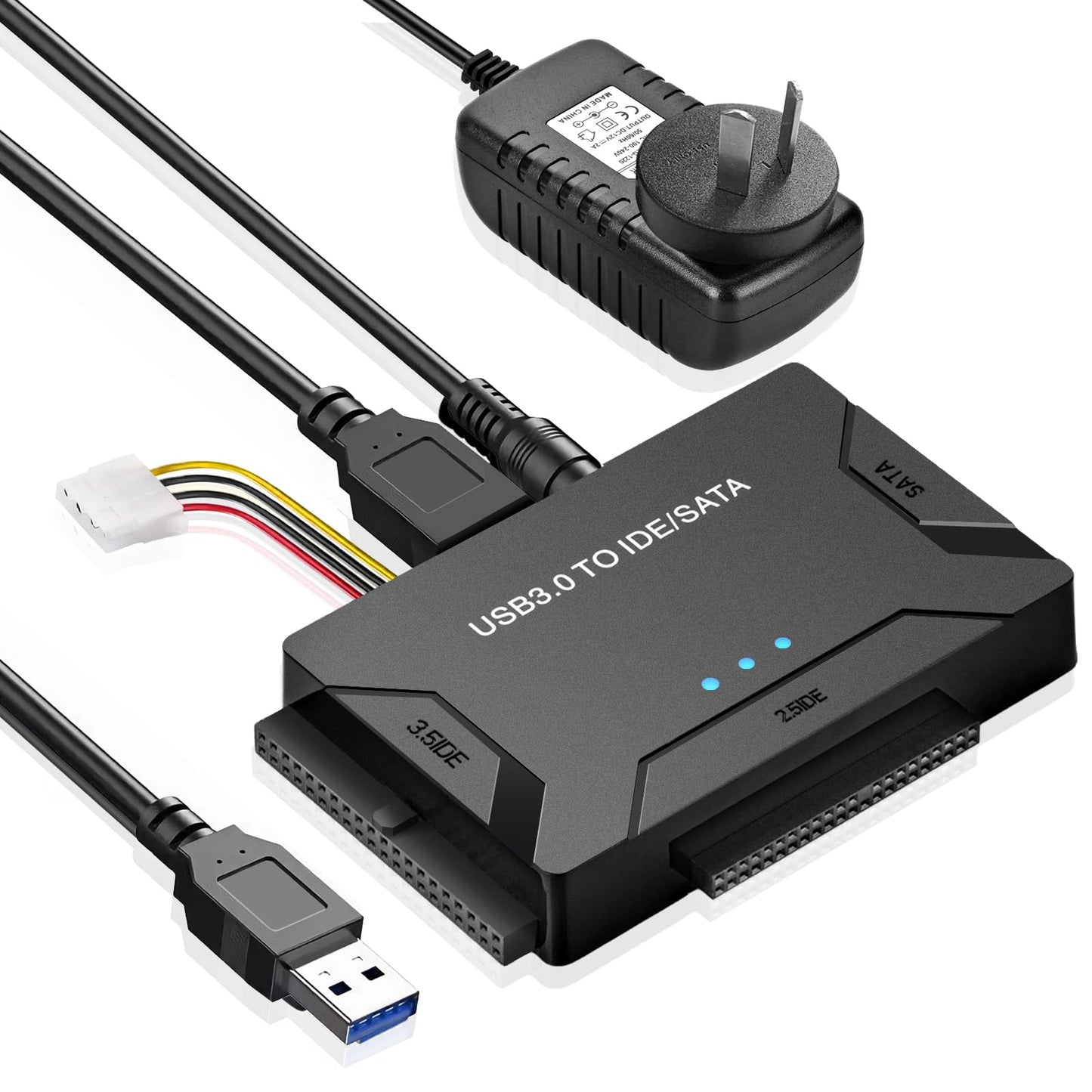 USB 3.0 Enclosures to SATA/IDE Hard Drive Enclosure External Adapter in DEMO