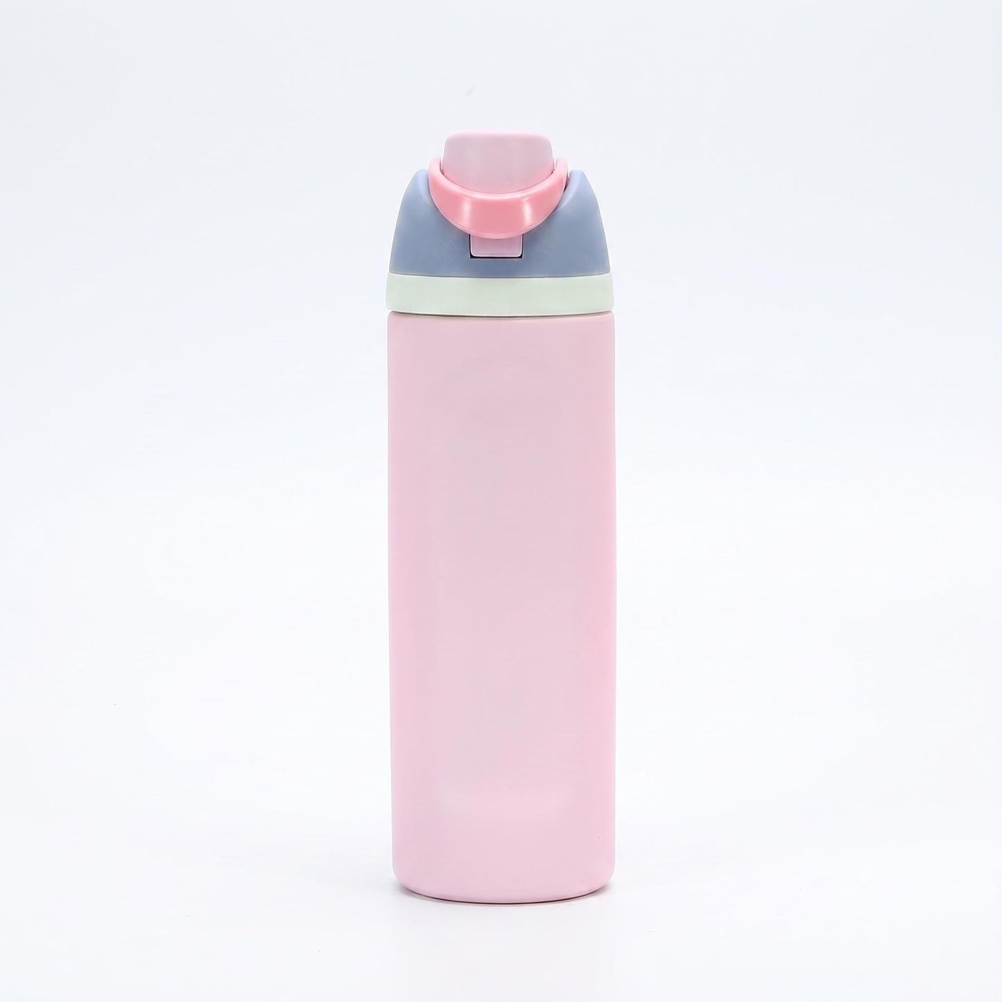 Insulated Stainless Steel Sports Water Bottle with Straw Cherry Blossom NEW