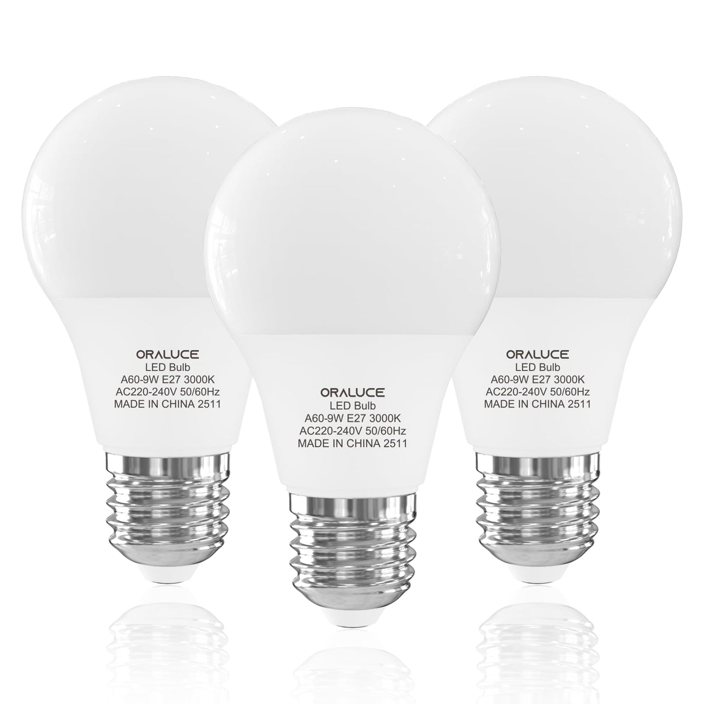 E27 LED LED Bulbs Bulb 9W=60W 900LM Warm White 3000K Bright Energy DEMO