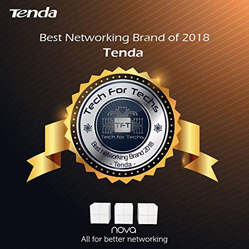 Tenda Nova Routers MW5G Mesh WiFi System Whole Home Router White 2-Pack DEMO