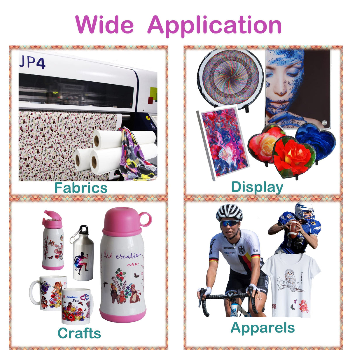 LIT PAPER A3 Sublimation Heat Transfer 110gsm White Size A3 NEW
