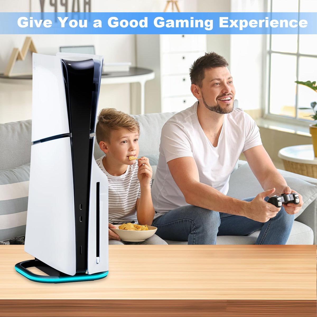 HONCAM Vertical Gaming Accessories Stand Kit for PS5 PlayStation Black DEMO