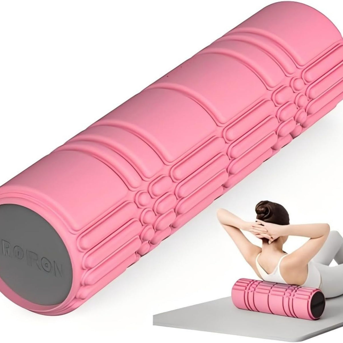 PROIRON Pink Foam Roller Medium Density Balance Trainer NEW