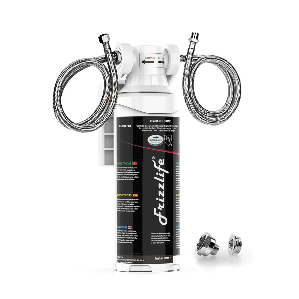 Frizzlife Under Sink Water Filter System NSF Certified - Kitchen NEW