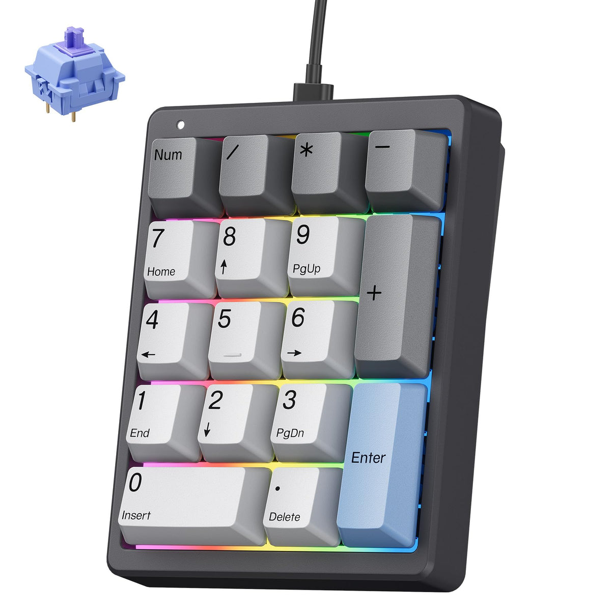 Magicforce MF17 Black Wireless Mechanical Numeric Keypad USB NEW