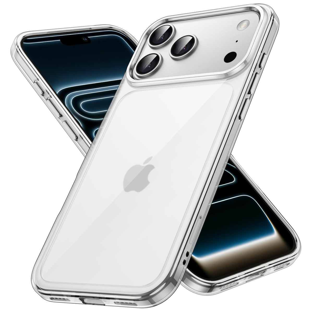JETech iPhone Phone Cases 17 Pro Clear Case - Anti-Yellowing Protection NEW