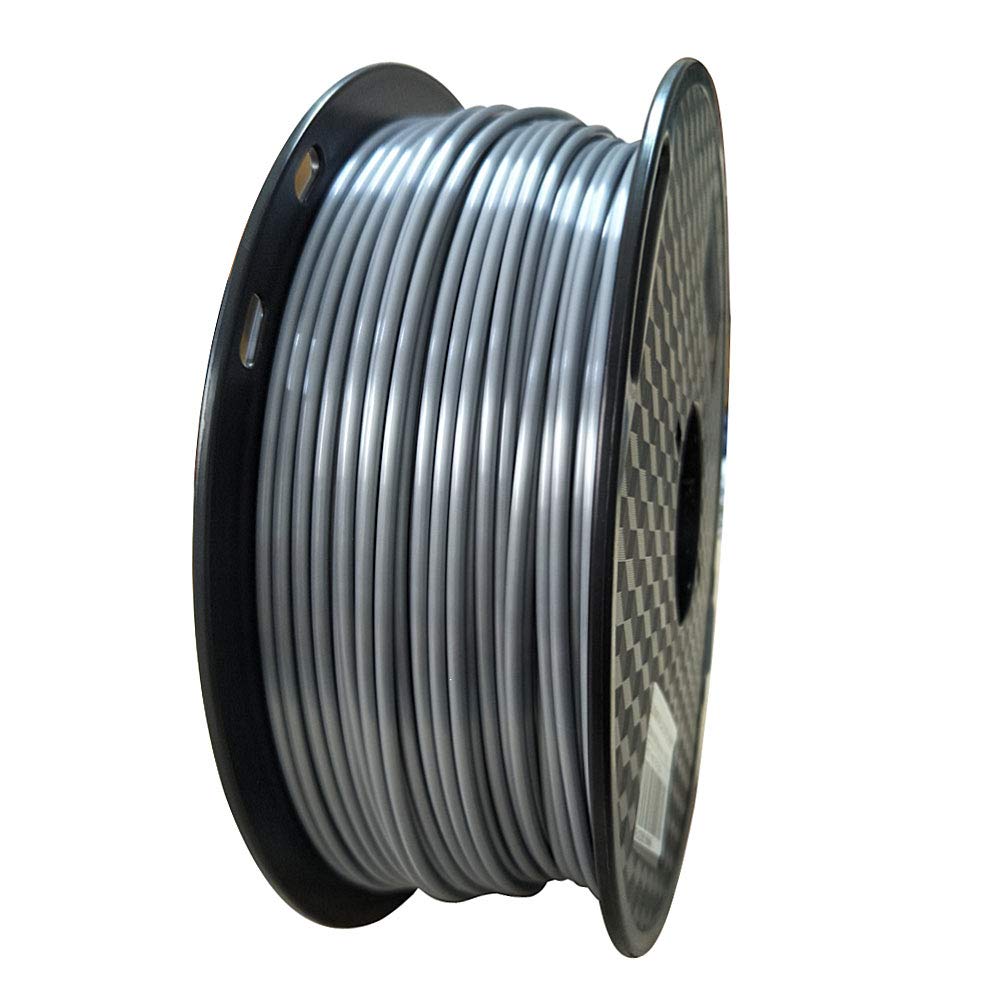 CC3D Silk Silver PLA Filament 1KG 2.85mm 3D Printer NEW