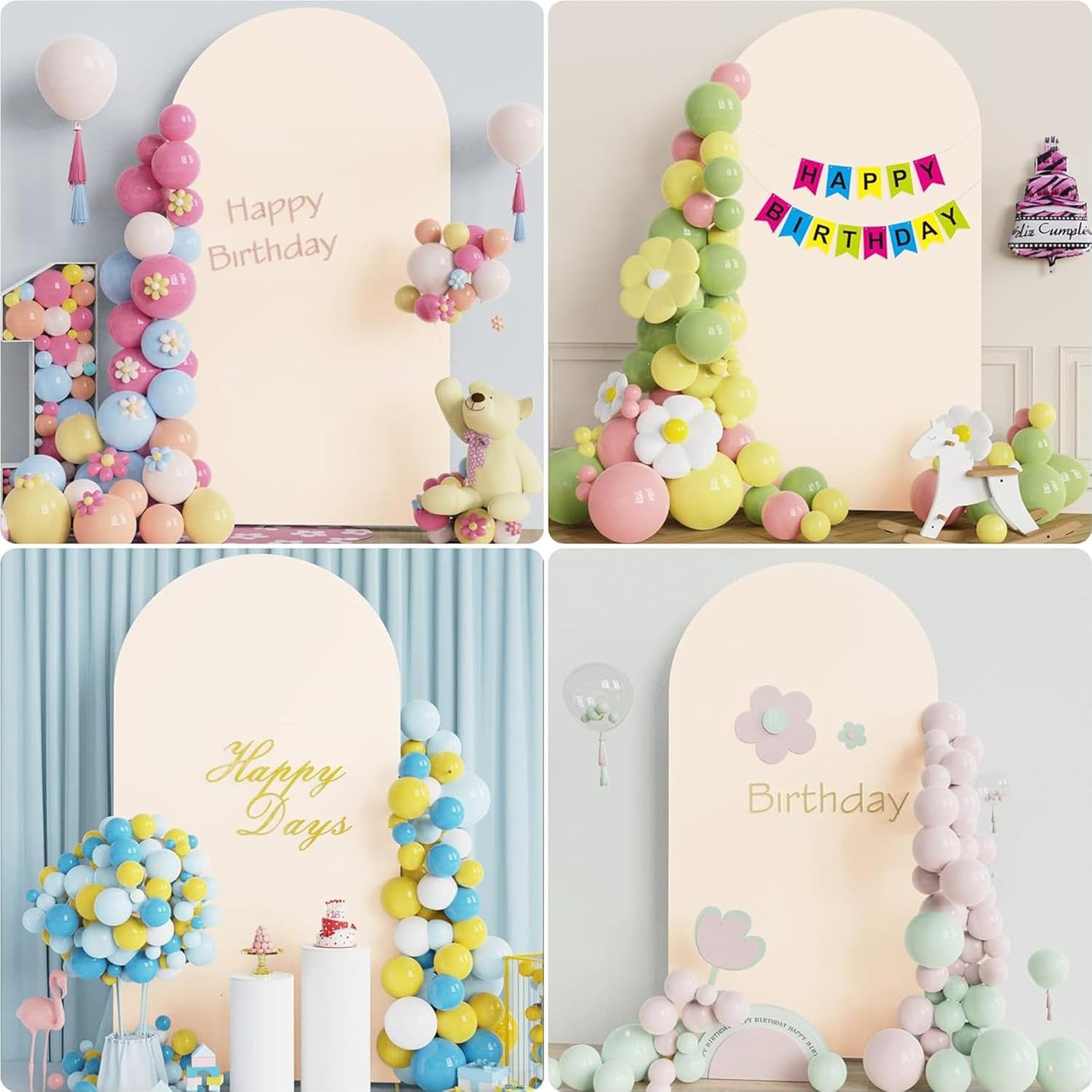 TangFee Wedding Photo Backgrounds Arch Backdrop Stand Metal Balloon Frame NEW