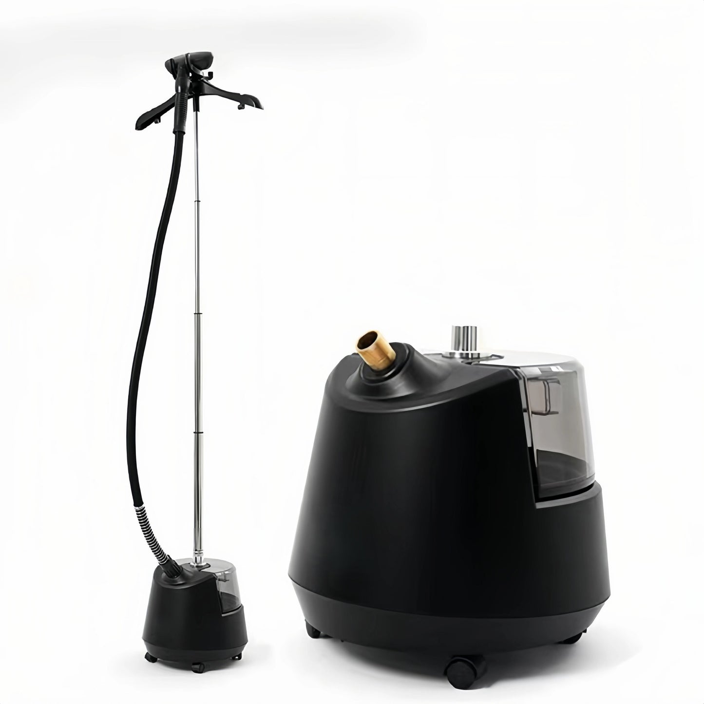 Professional Steamer Iron with Stainless Steel Telescopic Rod Black Size 3L NEW