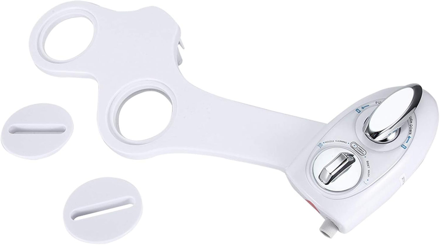 Adjustable Bidet Toilet Attachment with Dual Nozzle and Water Pressure NEW