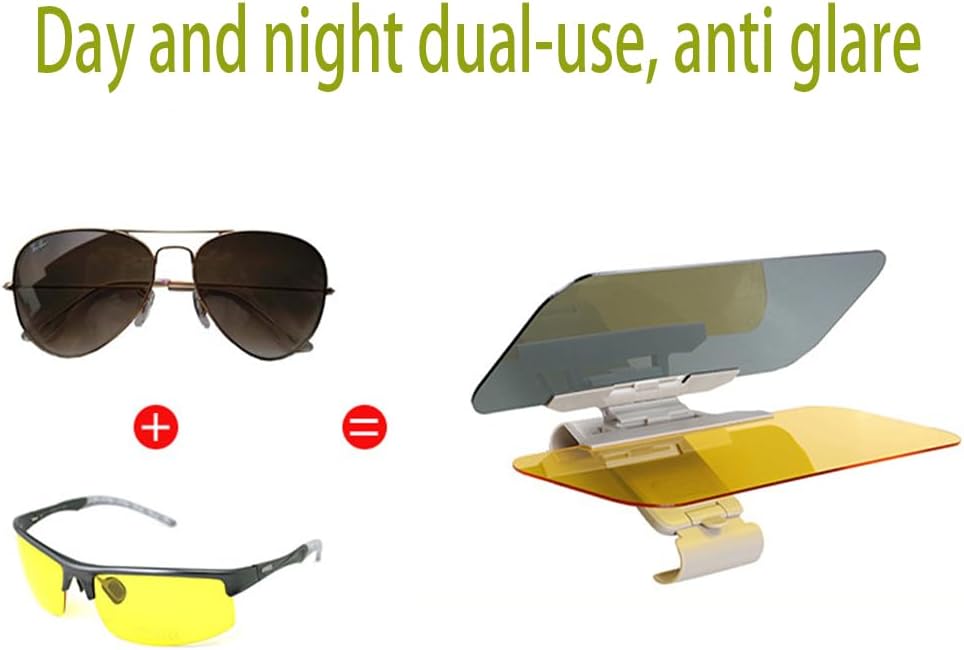 Adjustable Yellow Sun Visors Sun Visor Glare Shield 31.5x12cm NEW