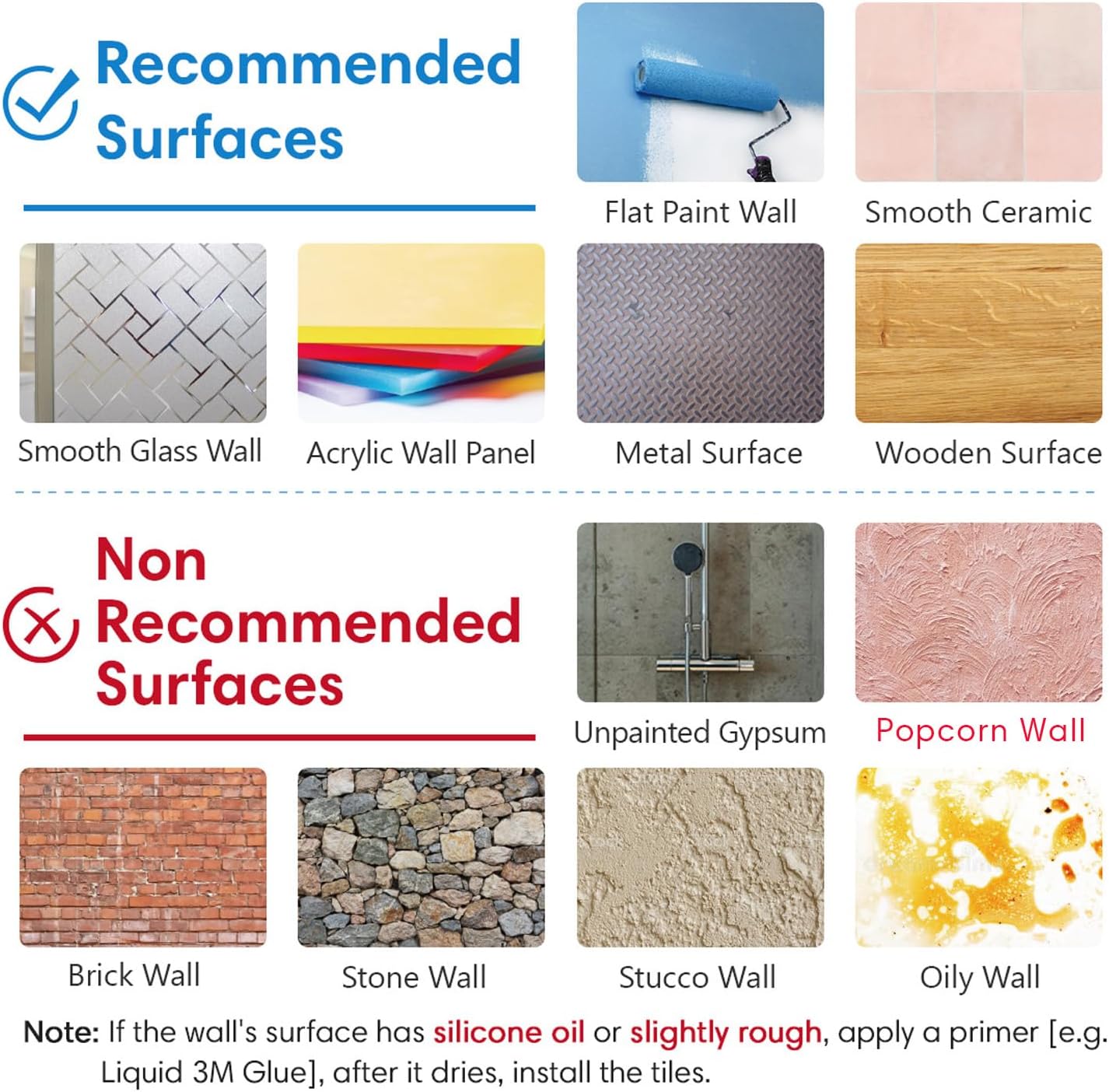 COMSTICKC 3D Red Brick Peel and Stick Wall Tiles, 12" x 10 Pieces, NEW
